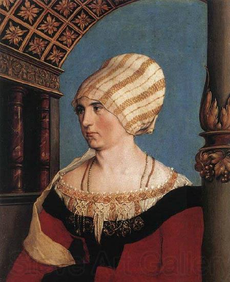 HOLBEIN, Hans the Younger Portrait of Dorothea Meyer